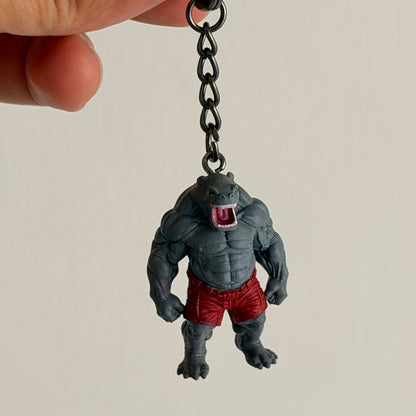 Hippo Keychain