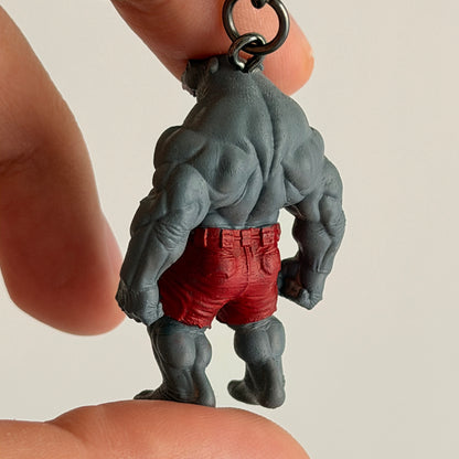 Hippo Keychain